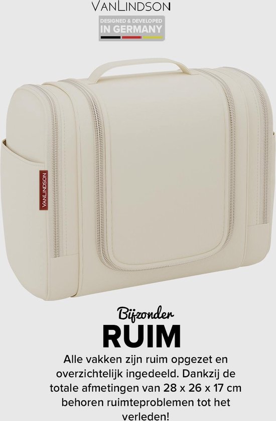 Trousse De Toilette Voyage Grand Format Unisex Bleu - étanche - Neuf Avec étiquettes