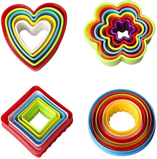 5 stuks cloud-koekjessnijders, wolken uitsteekvormpjes, wolken uitsteekvormpjes, fondant, koekjessnijder, wolkvorm, koekjessnijder, fondant, decoratie voor bakruimte, café of bruidstaart