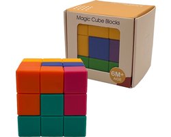 Youly® Montessori Speelgoed Kubus - Educatief speelgoed - 3D puzzel - Sensorisch Speelgoed - Breinbrekers - Multi