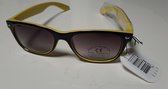 icon eyewear - zonnebril - zwart geel - design - zonnenbril - total UV protection - filtercategorie 2