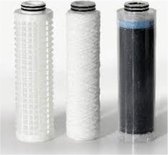 Honeywell filter Triplex vervangpatronen patronen FF60 - trio regenwaterfilter - actieve kool - Resideo