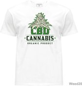 Weed Marijuana T-shirt Cotton CBD Cannabis organic Product funny logo design t-shirt High Quality White t-shirt