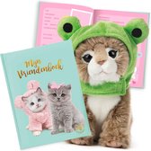 Speciale Set Prijs - Studio Pets Kittens Vriendenboek met 23cm Knuffelkat, Main Coon - Prince