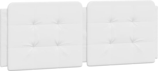 vidaXL-Bedframe-met-hoofdbord-kunstleer-wit-140x190-cm