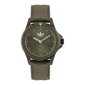 Adidas Originals Expression One AOFH23017 Horloge - Textiel - Groen - Ø 44 mm