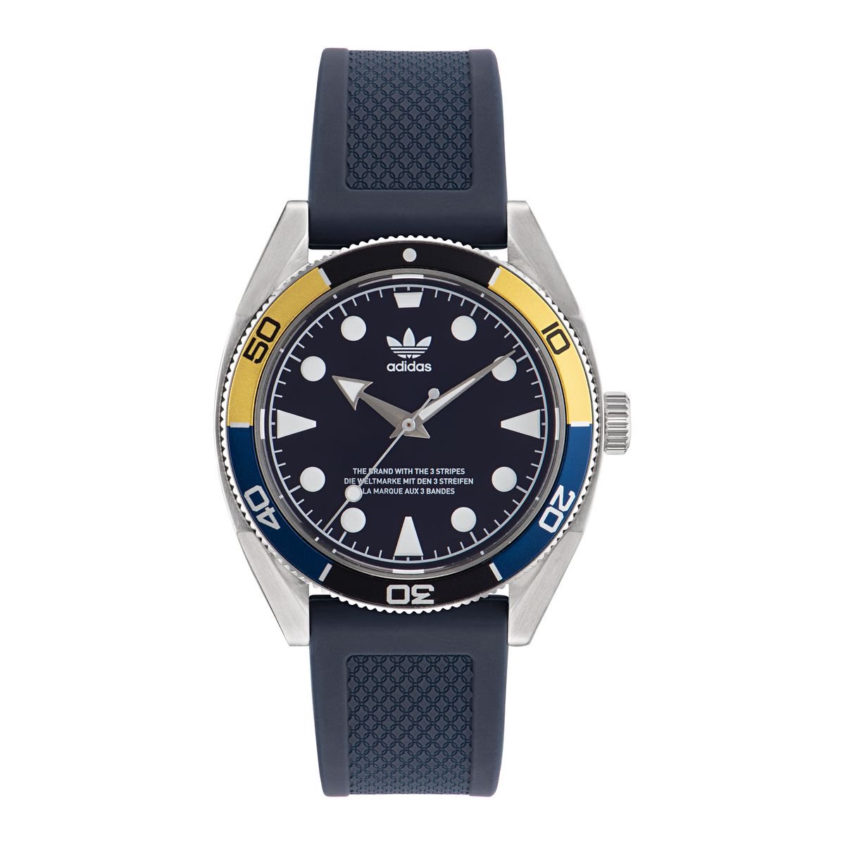 Adidas Originals Edition Two AOFH23006 Horloge - Siliconen - Blauw - Ø 43 mm