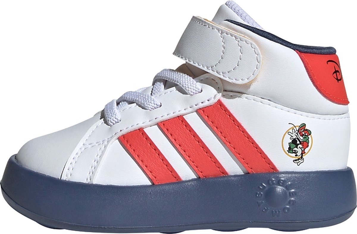 adidas Sportswear adidas x Disney Mickey and Friends Grand Court Mid Schoenen Kids Kinderen Wit