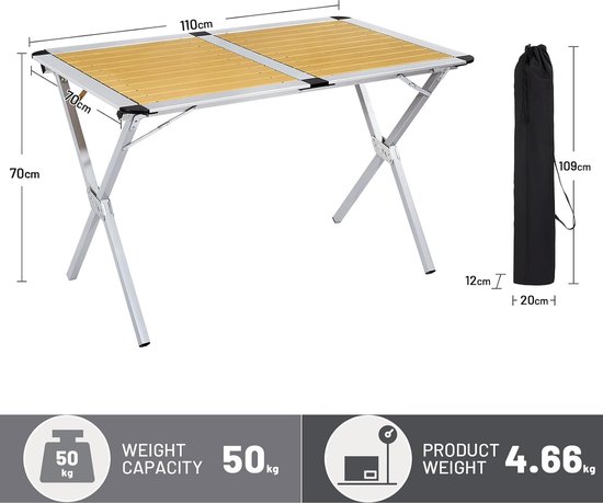 Campingtafel Aanbiedingen • Tot 50% korting