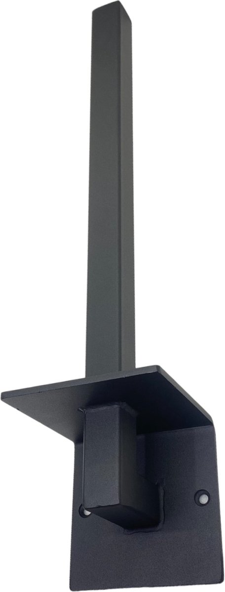 Maison DAM - Reserverolhouder mat zwart - Hangend - Toiletrol Houder - Voor 3 Rollen - Reserve Rolhouder - Boren