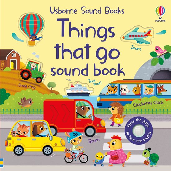Sound Books- Things That Go Sound Book - cover