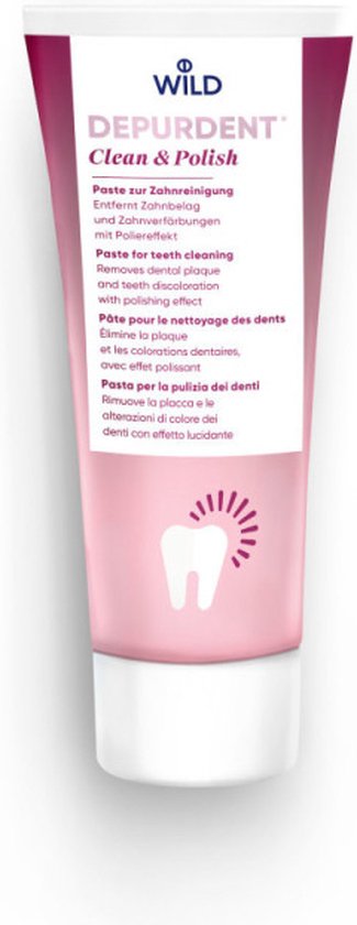 Wild Depurdent Tandpasta - Clean & Polish Whitening - 75 Milliliter | bol