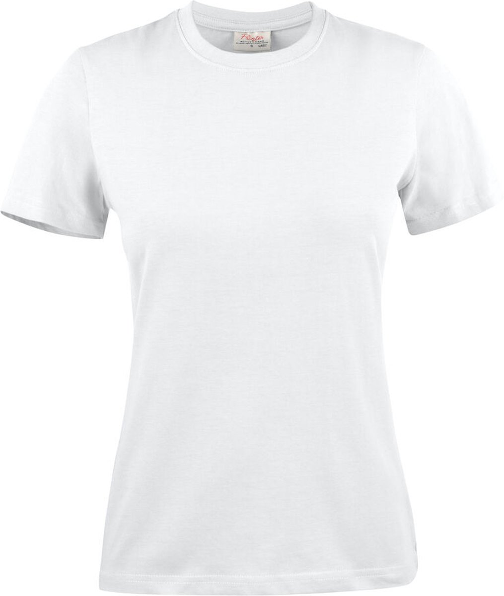 Printer HEAVY T-SHIRT LADY 2264014 - Wit - XXL