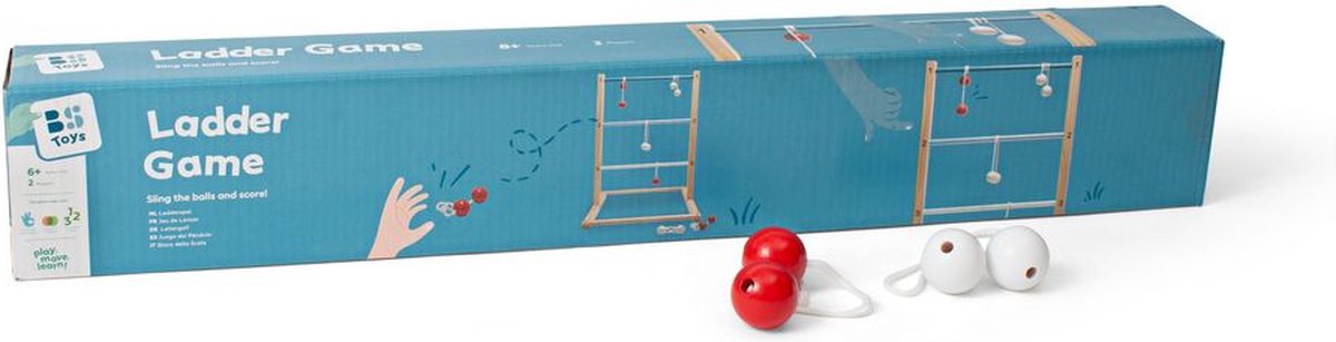 BS Toys Slingerspel - Werpspel voor Kinderen en Volwassenen - Hout - Slingerspel - Laddergolf - Buitenspeelgoed - Buitenspel - Werpspel - Buitenspeelgoed - Buitenspel - Buiten Spellen - Tuin Speelgoed — afbeelding 3