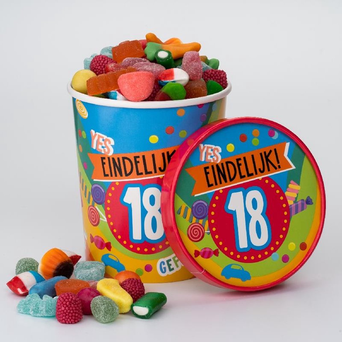 Candy bucket - 18 jaar