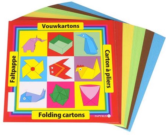 Papyrus Vouwkartons Junior 12 X 12 Cm  Karton 120 Gram