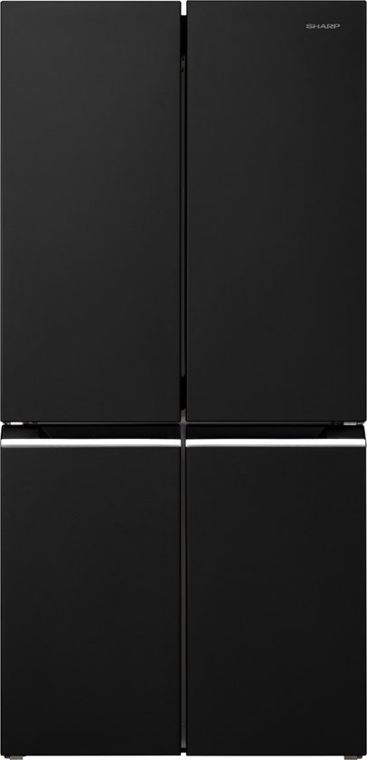 Sharp SJNFA15IMXBDEU – Amerikaanse koelkast – 4 deurs – energie label D – Advanced No Frost – zwart