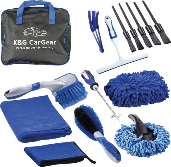 K&G CarGear Auto Was Set - 14 delig totaalpakket - voor interieur en exterieur