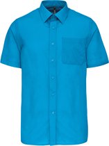 Chemise homme 'Ace' manches courtes marque Kariban Bright Turquoise taille XL