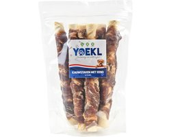 YOEKL Kauwstaven met Eend 20cm - 6 Stuks - Hondensnacks - Hondensnoepjes - Hondensnacks Gedroogd