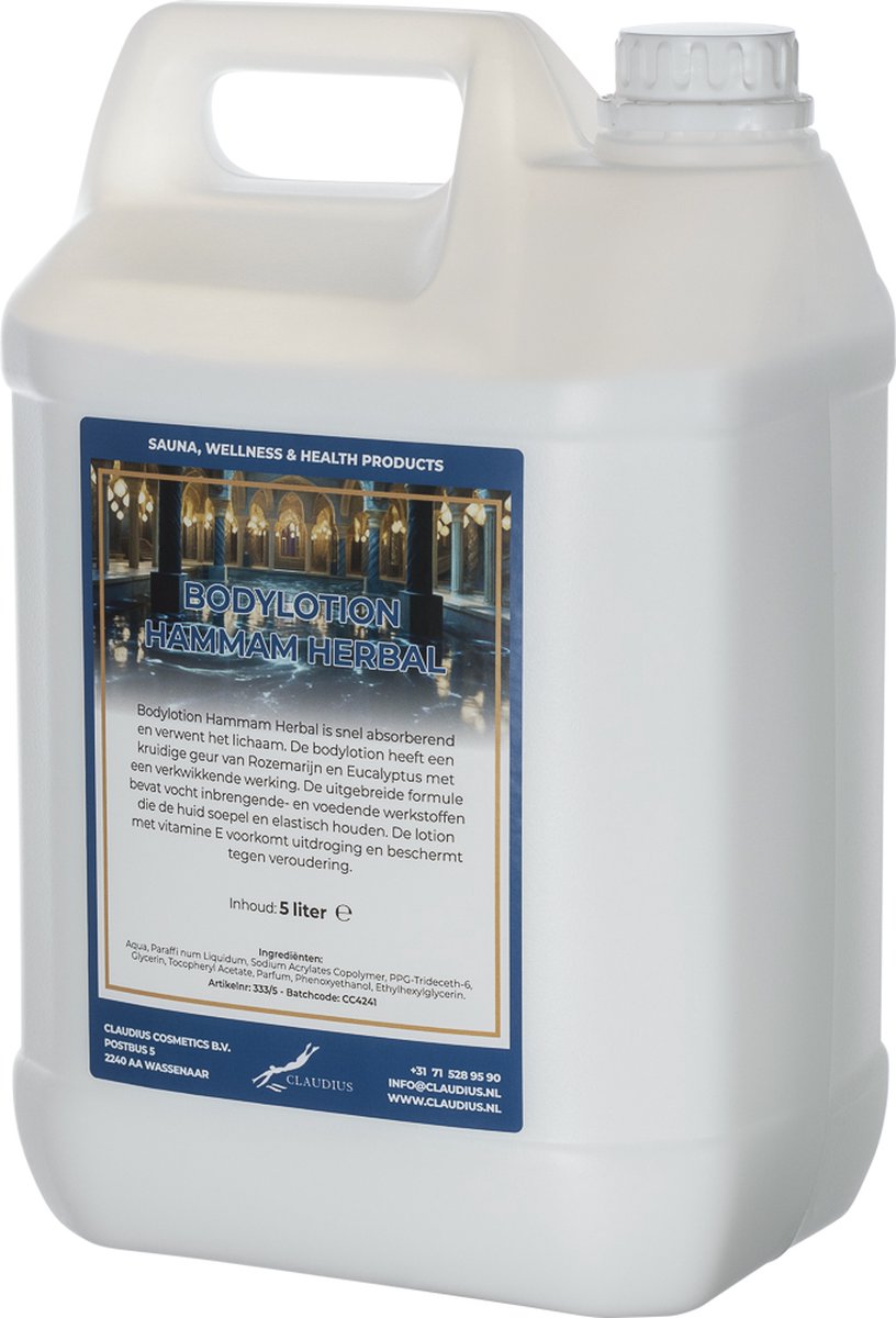 Goedkoopste Bodylotion Hammam Herbal 5 Liter - navulling