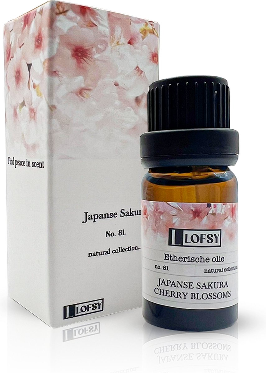 Goedkoopste Lofsy nature collection - Etherische olie - Cherry blossoms - Japanse sakura olie - 10ml