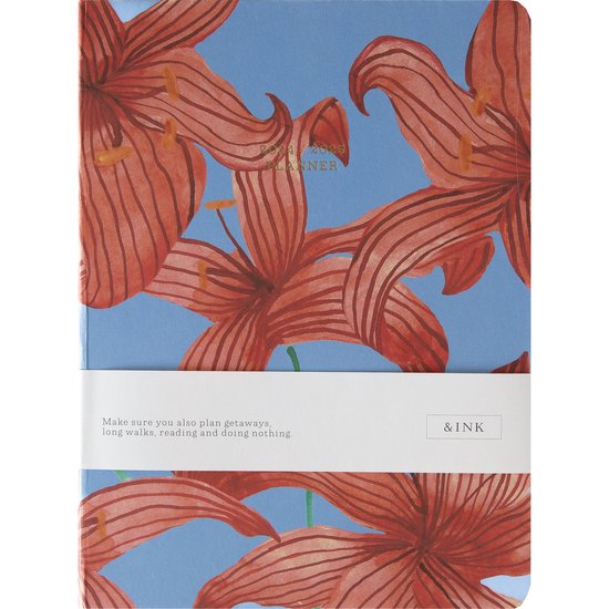 &INK Schoolagenda 2024-2025 - Flower Red