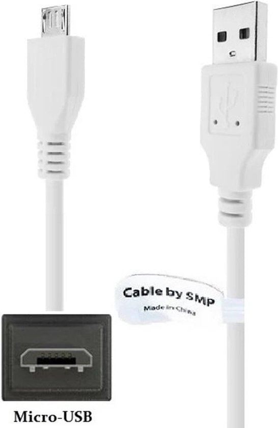 OneOne 4,2m Micro USB kabel. Extra sterke laadkabel. Stevig oplaadkabel snoer past op Samsung Galaxy On7 Pro, On8, S3 Mini I8190, S i9000, S Plus i9001, S1, S2, S3 telefoon, S4 telefoon, S4 Mini, S5 Mini, S5 telefoon