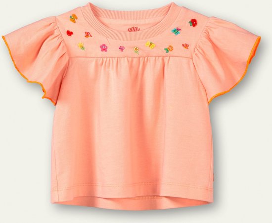 Oilily Tjerry - T-Shirt - Meisjes - Roze - 104