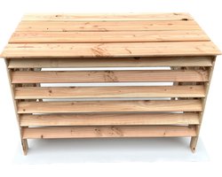 GeeKaa Airco Omkasting Buitenunit - Handgemaakte airco ombouw - Douglas Hout - Duurzaam - 86x40x65