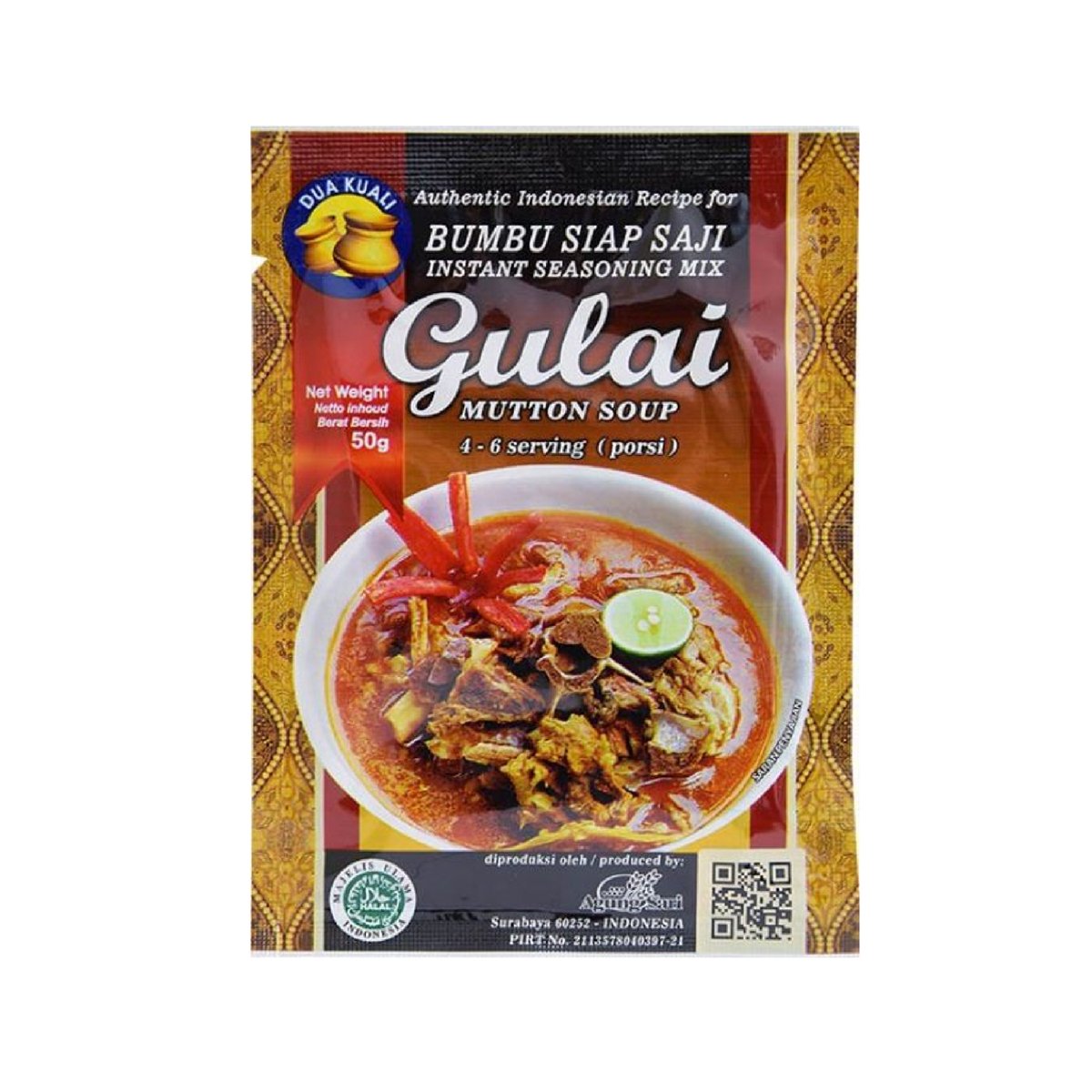 Goedkoopste Dua Kuali | Gulai | 12x50gr
