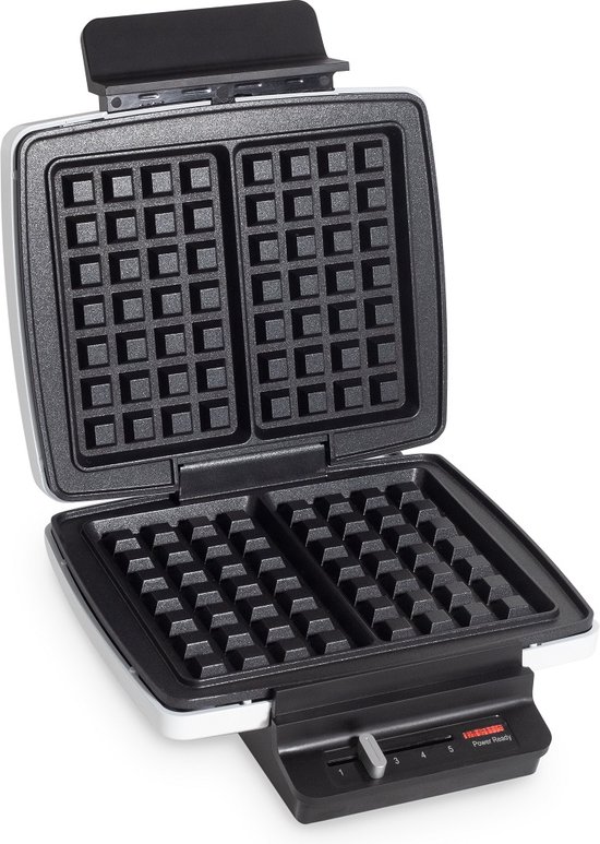 TREBS Waffeleisen 13100, 1000,00 W, 5 Heizstufen, schützender Cool