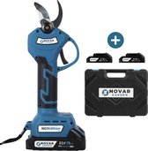 NovarGarden® Elektrische Snoeischaar NG1 - 2x Accu - Elektrisch - Takkenschaar - Op Batterij - 28mm