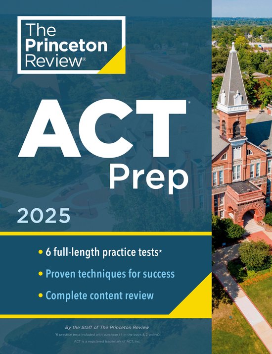 College Test Preparation- Princeton Review ACT Prep, 2025 - cover