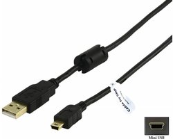 Câble Mini -USB OneOne de 1,8 m. Câble de chargement robuste. Cordon du câble de chargement. Compatible également avec Nextbase 122, 222, 222G, 222X, 222XR, 320XR, 322GW, 422, 422GW, 522, 522GW, 622GW.