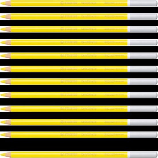 Lápis De Cor Artístico E Profissional Semi Aquarelável 36 Cores Carbothello   Stabilo