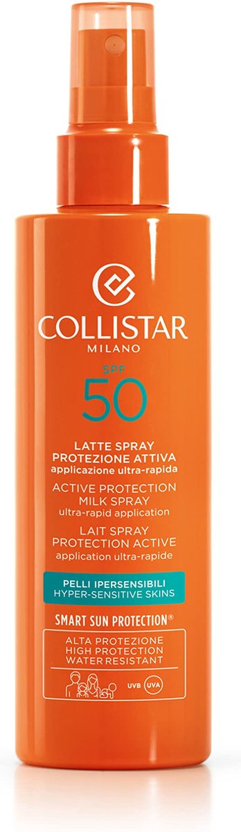 Goedkoopste Collistar Active Protection Milk Spray Ultra-Rapid Application SPF 50 200 ml