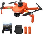 LUXWALLET OMEGA X DODGE - 45 km/h - GPS Drone - Obstakel Ontwijking Sensor - FPV WiFi 5Ghz - Micro SD - 2x Camera - 3-As Gimbal - Oranje