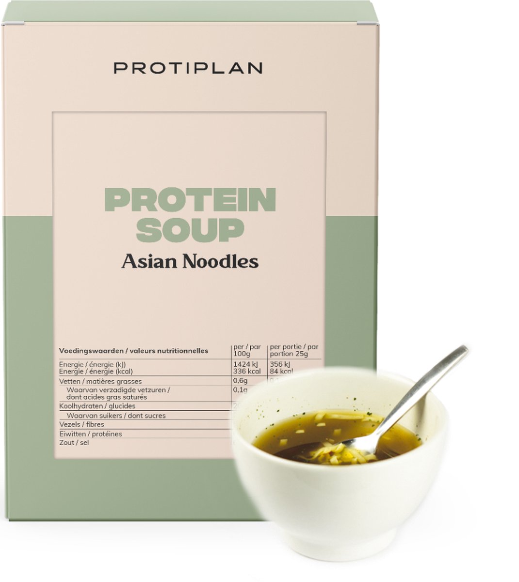 Goedkoopste Protiplan | Oosterse Noodlesoep | 7 x 25 gram | Eiwitrijk | Koolhydraatarm eten doe je zó! | Afvallen met gezond en lekker eten!