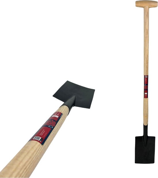 Synx Tools Dulspade Essenhout steel - Spade - Schoppen/Spaden - Tuinschop - Schop - bodembewerkers - Steel 85cm van Synx Tools — afbeelding 4