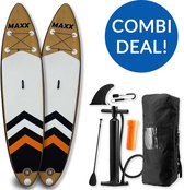 Combi Deal! - Maxxoutdoor Supboard Ladoga Wood & Blue Edition - Opblaasbaar - 320cm