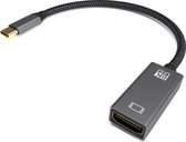 Bol.com Qnected® USB C naar HDMI 2.1 adapter - 4K 120Hz & 144Hz 8K 60Hz Ultra HD - USB 3.2 Gen 2x2 - Graphite Grey aanbieding