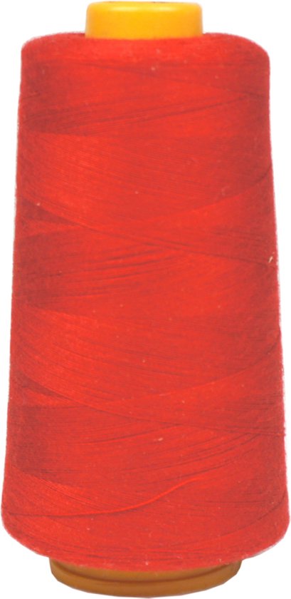 Lockgaren 100 polyester 2740 meter Kleur 722 Rood