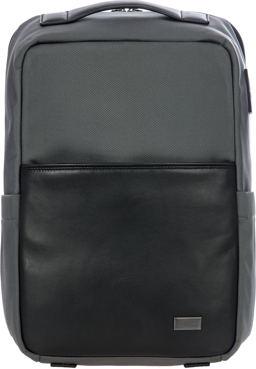 BRIC'S Laptop rugzak Rugzak met laptopvak Monza Backpack Grey / Black Donkergrijs