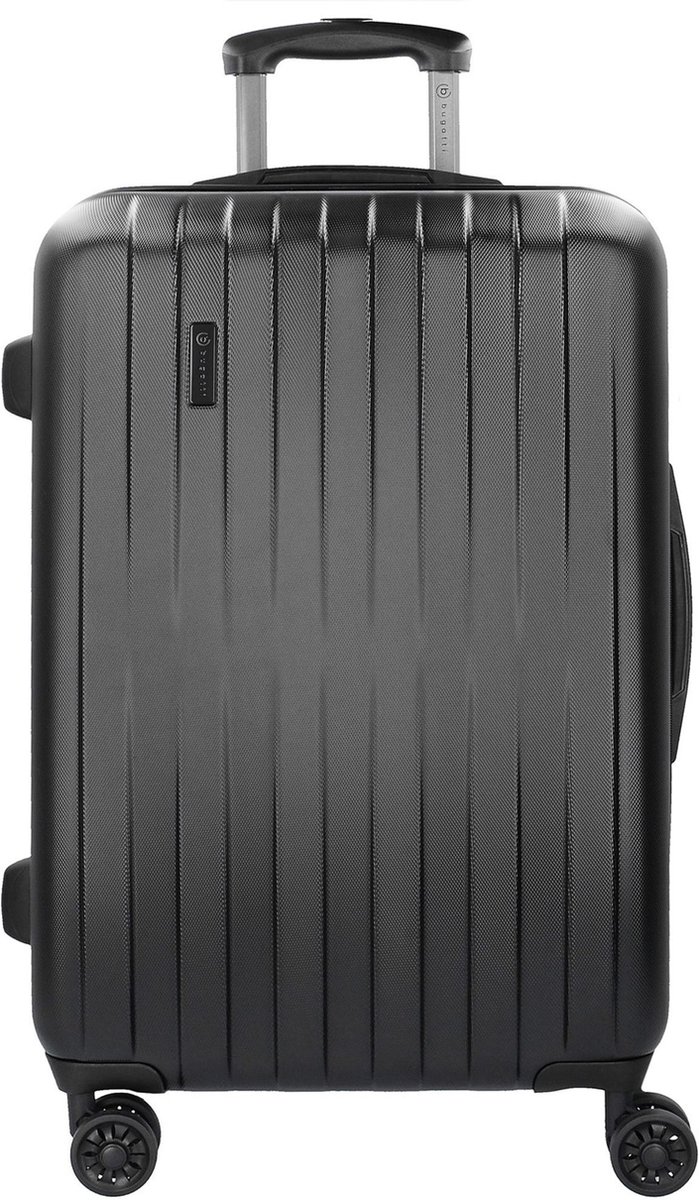 bugatti trolley Lima 2.0 Hard Case Trolley Black zwart 75cm