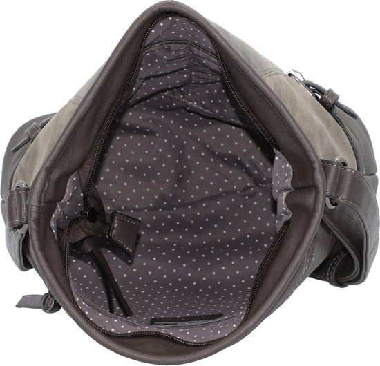 Sac Bandoulière TOM TAILOR Juna - Gris, Polyuréthane, Fermeture éclair, Pour Femme