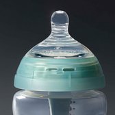 Tommee Tippee voedingsspenen, Advanced Anti-Colic Baby Bottle Teats, borst-gelijkend, zacht siliconen materiaal, gemiddelde stroomsnelheid, 3+ maanden, Baby Feeding Essentials, set van 2
