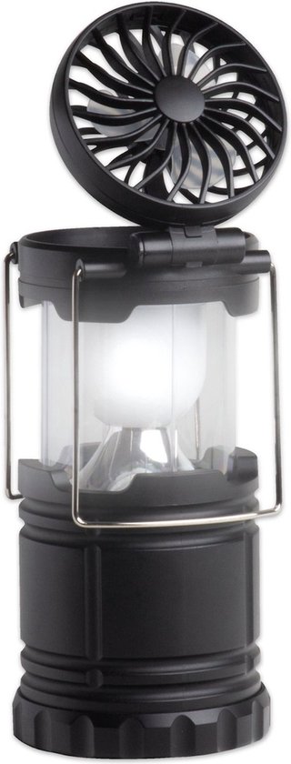 Kampeerlamp met Ventilator 2-in-1 | LED Lamp en Ventilator | Compacte Tentlamp voor Outdoor Camping