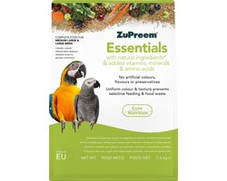 ZuPreem Essentials ML/L 7,5Kg - Papegaaienvoer - Zupreem Natural - Zupreem -