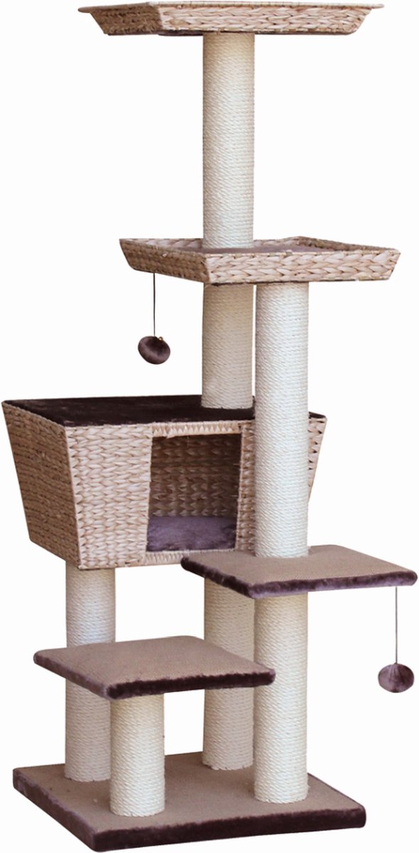 Krabpaal motega lichtbruin 48 X 48 X 141 CM