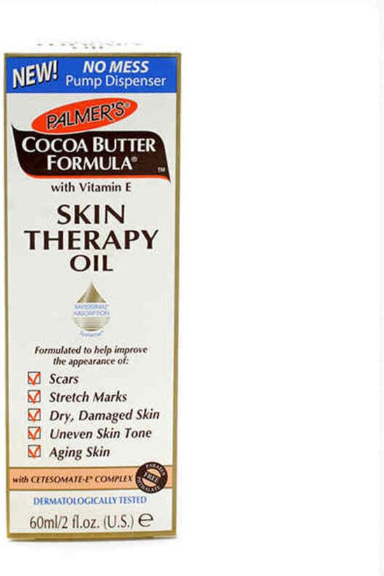 Huile pour la peau apaisante au beurre de cacao Palmers 60 ml